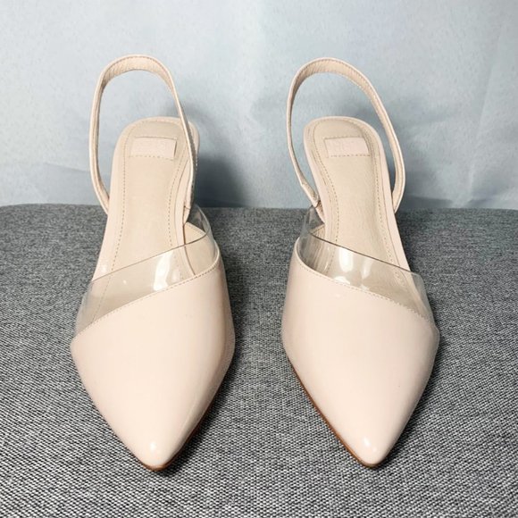 NIB LOUISE ET CIE Kareena patent leather pointy toe slingback - Picture 4 of 7